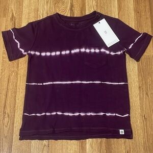 Boys Kids purple tie dyed pocket t-shirt by Sovereign Code size 7